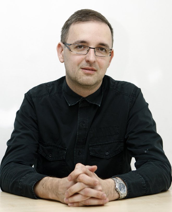 Miro Haček, profesor na FDV in politični analitik FOTO: Aleš Černicev