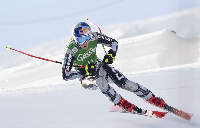 Ester Ledecka je bila najhitrejša na Tirolskem. FOTO:  Joe Klamar/AFP