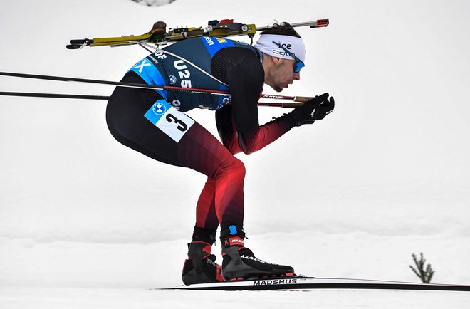 Sturla Holm Lægreid je bil najboljši od treh Norvežanov na stopničkah. FOTO: Tobias Schwarz/AFP