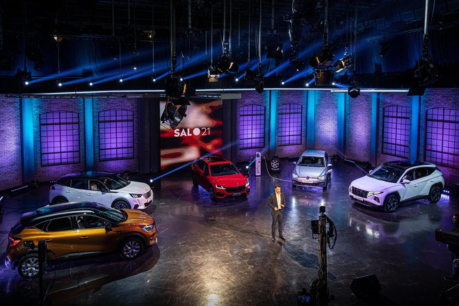 V finalu so se pomerili renault captur, peugeot 2008, škoda octavia, volkswagen golf in hyundai tucson. Foto Uros Modlic