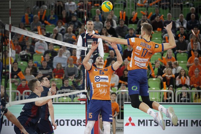 Odbojkarji ACH Volleyja igrajo v skupini C lige prvakov. FOTO: Jure Eržen