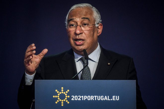 Portugalski premier António Costa ima ambiciozne načrte za predsedovanje EU. Foto Patricia De Melo Moreira/AFP
