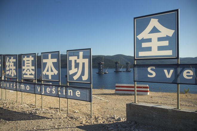 Slovenija blokira kitajske gradbince, na Hrvaškem gradijo most na Pelješac Foto Jure Eržen