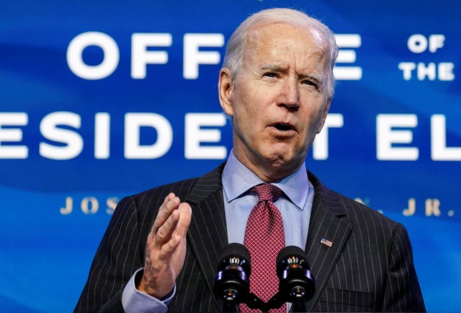 Za spravo bi moral poskrbeti demokratski predsednik Joe Biden. FOTO: Kevin Lamarque/Reuters