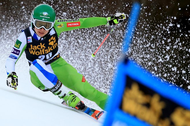 Tina Robnik se kot vedno veseli domače tekme. FOTO: Tomi Lombar/Delo