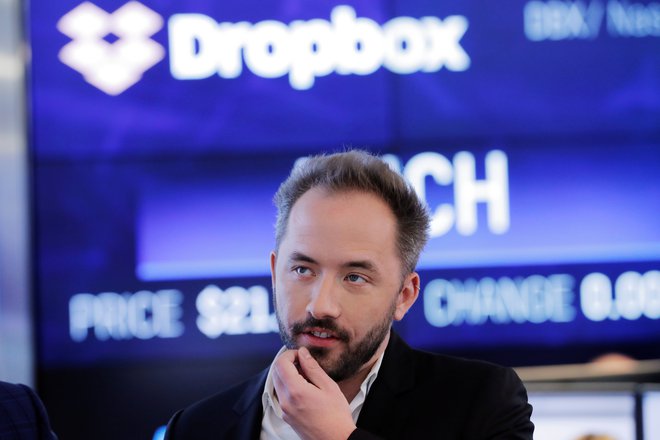 Drew Houston je prepričan, da je lahko delo od doma učinkovitejše. FOTO: Lukas Jackson/Reuters