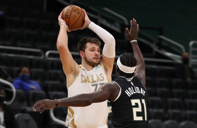 Luka Dončić se je spet približal trojnemu dvojčku. FOTO: Nick Monroe/Usa Today Sports