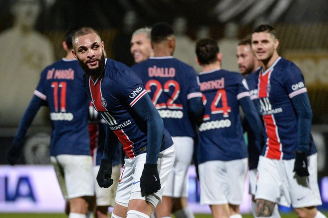 Parižanom je zmago prinesel&nbsp;branilec&nbsp;<strong>Layvin Kurzawa</strong>. FOTO: Jean-francois Monier/AFP