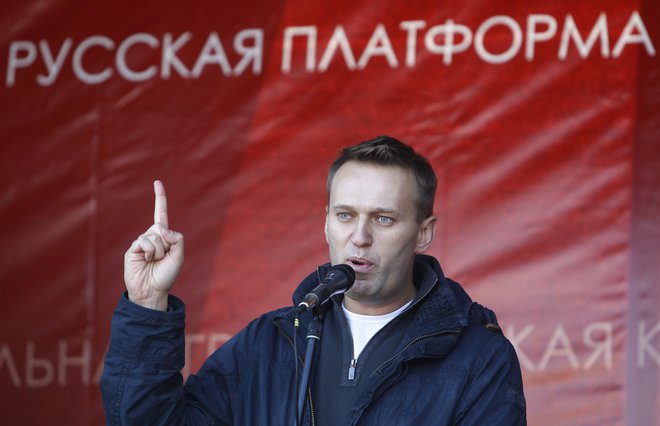 Navalni poziva RUse k protestom. FOTO: Š Sergei Karpukhin/Reuters 