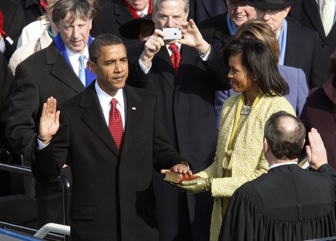 Največje množice je v Washington dosej privabila inavguracija prvega temnopoltega predsednika ZDA Baracka Obame leta 2009.<br />
FOTO: Jim Bourg/Reuters