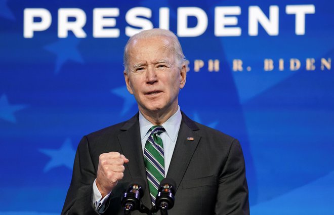 Joe Biden bo danes pri 78 letih prisegel kot najstarejši ameriški predsednik doslej. FOTO: Kevin Lamarque/Reuters