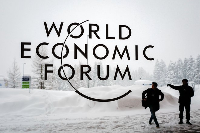 Leto dni pozneje Davos ni nič več Davos. FOTO: Fabrice Coffrini/AFP