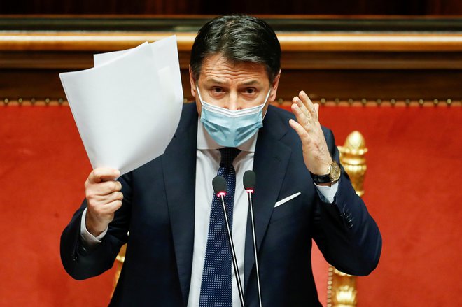 Giuseppe Conte. FOTO: Yara Nardi/Reuters