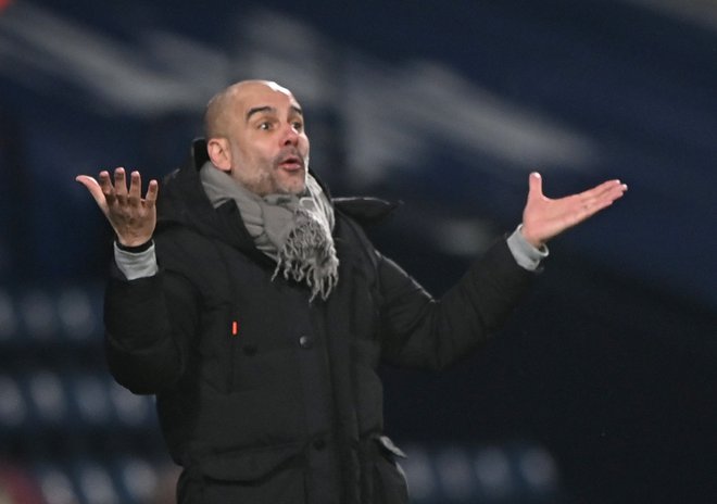 Pep Guardiola je v formi. FOTO: Laurence Griffiths/Reuters