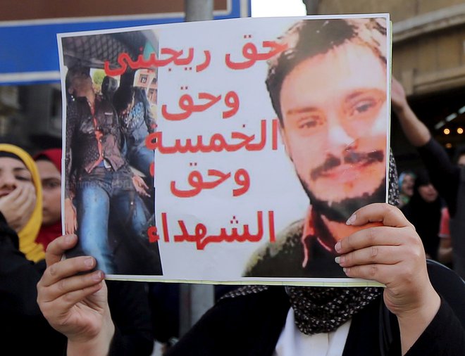 Po petih letih italijanski organi pregona niso nič bližje razkritju, kdo je v Kairu umoril Giulia Regenija. FOTO:&nbsp;Reuters