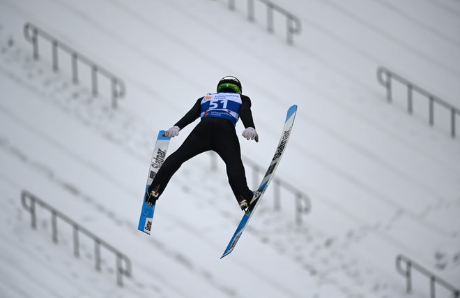 Anže Lanišek je v kvalifikacijah pristal na 34. mestu. FOTO: Ina Fassbender/AFP