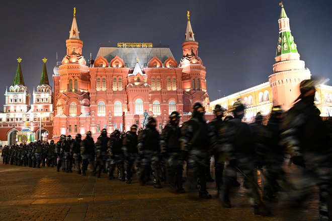 Zastražena Moskva. FOTO: Kirill Kudrijavtsev/AFP