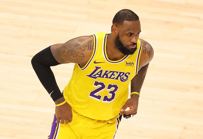 LeBron James je doslej kar 16-krat igral na tekmah All-Star NBA. FOTO: Kevin C. Cox/AFP