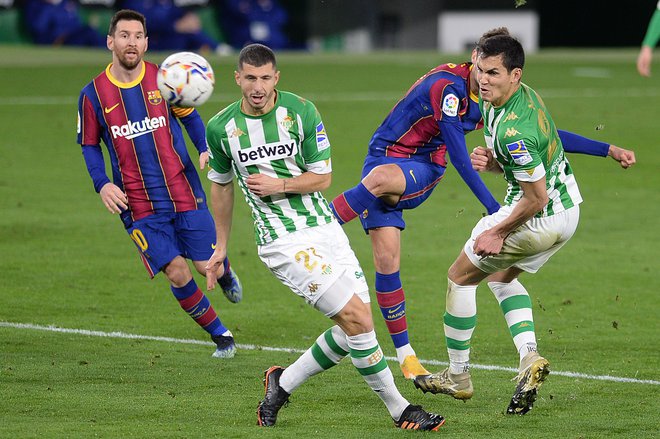 Francisco Trincao je v pravem trenutku dosegel svo prvi gol za Barcelono. FOTO: Cristina Quicler/AFP