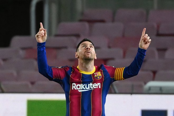 Lionel Messi je izjemno učinkovit tudi v primeru vstopa v igro v vlogi rezervista. FOTO: Lluis Gene/AFP