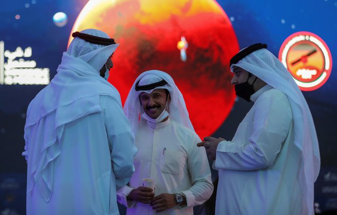 V Dubaju so se razveselili uspeha. FOTO: Christopher Pike Reuters