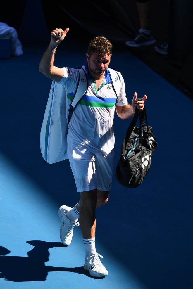 Stan Wawrinka je turnir zapustil že po drugem dvoboju. FOTO: William West/AFP