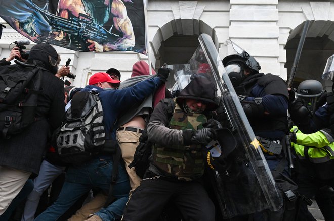 Nemiri s šestega januarja. Foto Roberto Schmidt/Afp