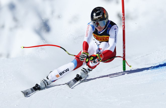 Lara Gut-Behrami je dočakala svoj veliki dan. FOTO: Denis Balibouse/Reuters