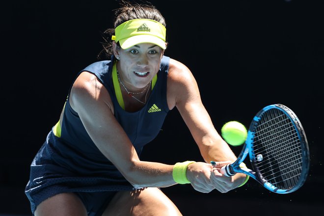 Garbine Muguruza na prvih treh dvobojih še ni izgubila niza. FOTO: David Gray/AFP