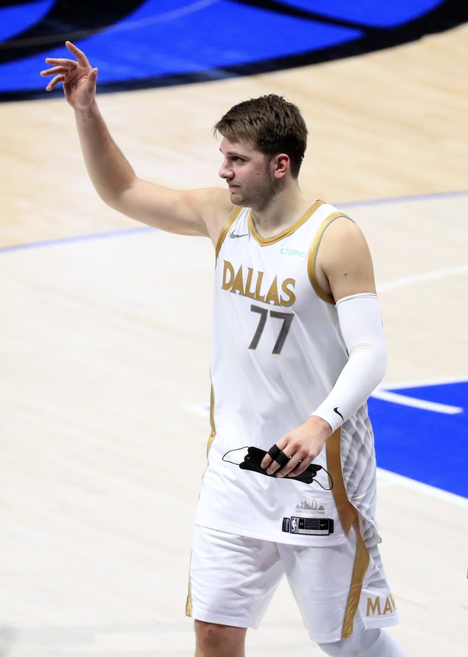 Luka Dončić je premaknil nov mejnik v karieri. FOTO: Kevin Jairaj/ USA Today Sports