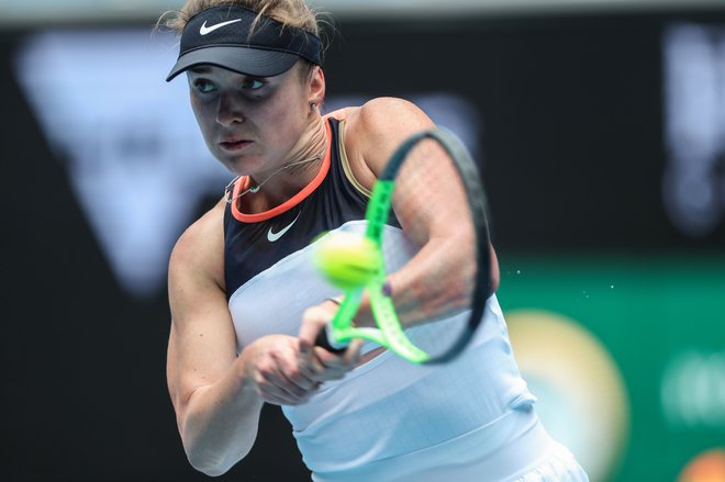 Elina Svitolina jenapredovala med šestnajst najboljših. FOTO:  Brandon Malone/AFP