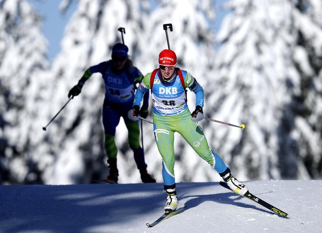 Polona Klemenčič je bila najboljša od treh Slovenk na današnji tekmi. FOTO: Matej Družnik/Delo