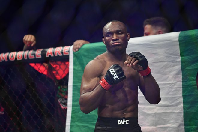 Kamaru Usman&nbsp;je znova upravičil&nbsp;svoj vzdevek&nbsp;&raquo;Nigerijske nočne more&laquo;. FOTO: Stephen R. Sylvanie/Usa Today Sports