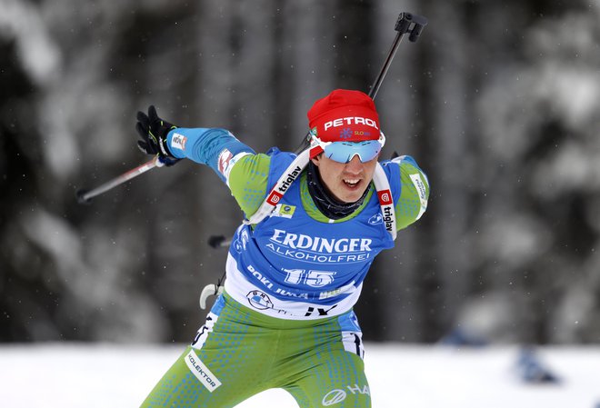 Miha Dovžan je bil najboljši Slovenec. FOTO: Matej Družnik/Delo