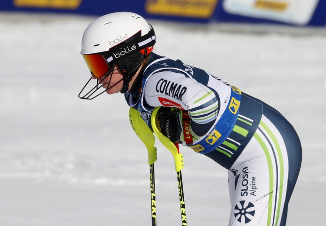 Maruša Ferk je v slalomu povsem odpovedala. FOTO: Leonhard Foeger/Reuters