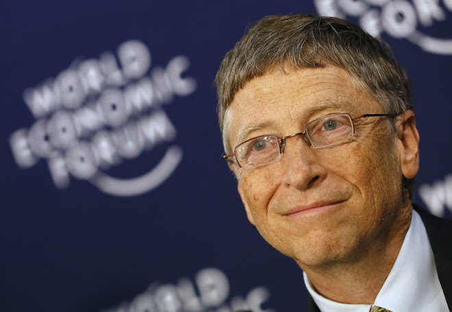 Bill Gates je zaradi javne napovedi pandemije zdaj v središču pozornosti svetovnih medijev.&nbsp;FOTO: Reuters