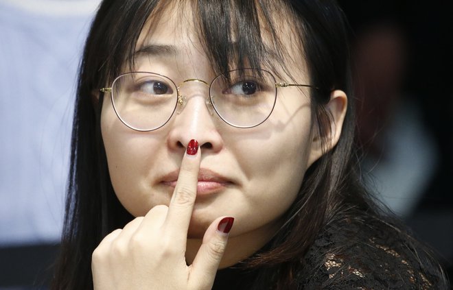 Ju Wenjun je bila članica zmagovite Kitajske. FOTO: Reuters