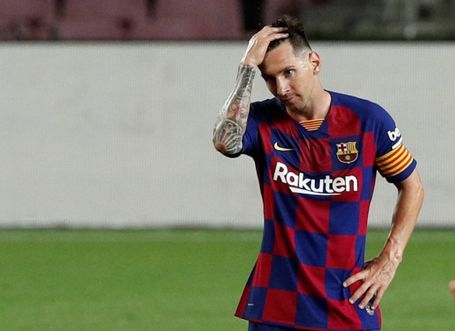 Lionel Messi ima polno glavo skrbi. FOTO: Albert Gea/Reuters