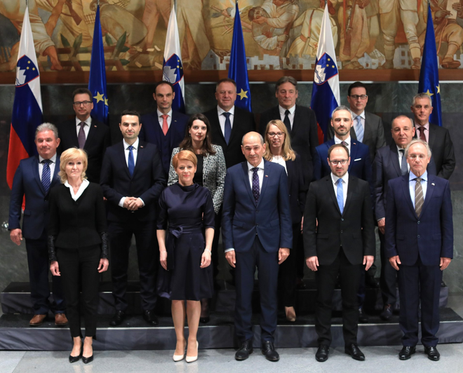 Ministrski zbor 14. slovenske vlade. FOTO: Vlada