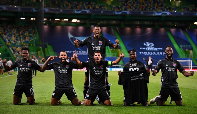Lyon se je drugič doslej uvrstil med najboljše štiri v Evropi. FOTO: Reuters