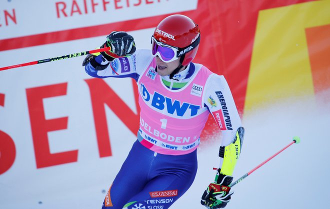 Žanu Kranjcu se je v prejšnji sezoni le za las izmuznilo mesto v najboljši veleslalomski trojici. FOTO: Stefan Wermuth/Reuters