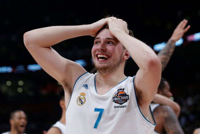 Luka Dončić (arhivska fotografija). FOTO: Alkis Konstantinidis, Reuters