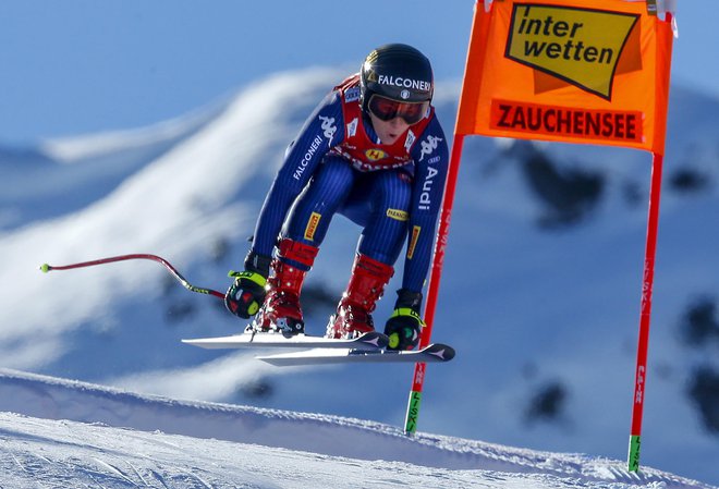 Sofia Goggia. FOTO: Matej Družnik, Delo