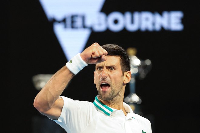 Novak Đoković je na poti k devetemu naslovu v Avstraliji. FOTO: David Gray/AFP