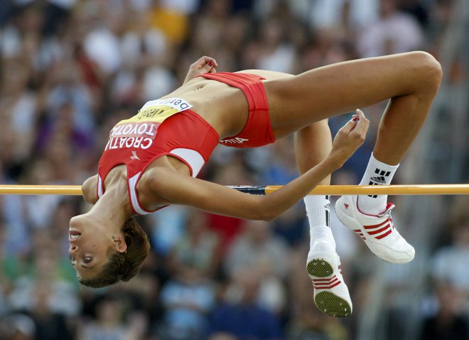 Ena od najboljših atletinj zadnjih petnjast let na svetu Blanka Vlašić je pri 37 letih končala izjemno kariero. FOTO: Dominic Ebenbichler/Reuters