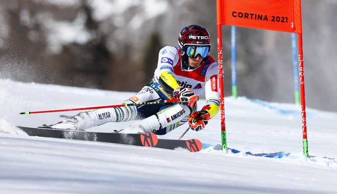 Največji slovenski adut na svetovnem prvenstvu v Cortini d&#39;Ampezzo Žan Kranjec je resneje tekmuje le v svoji paradni disciplini veleslalomu. FOTO: Denis Balibouse/Reuters