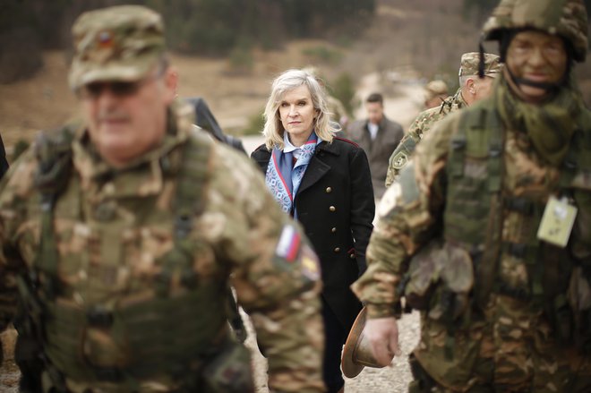 Lynda C. Blanchard je bila ključni vmesni člen med administracijo Donalda Trumpa in vlado Janeza Janše. FOTO: Jure Eržen/Delo