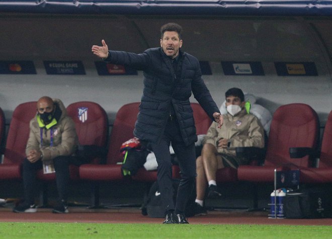 Diego Simeone je zadovoljen s trenutnim položajem ekipe. FOTO: Octav Ganea/Reuters