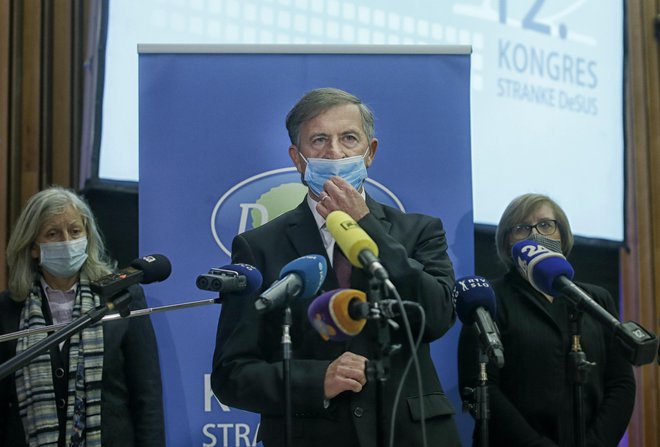 Lahko računamo na to, da bo stranka delovala umirjeno in v skladu s programom, napoveduje Karl Erjavec. FOTO: Blaž Samec