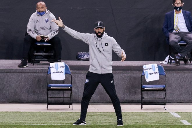 Thierry Henry se je po nesrečnem poglavju vpri Monacu trenersko rehabilitiral pri Montrealu, od koder pa se je zaradi otrok vrnil v London. FOTO: Vincent Carchietta/Usa Today Sports